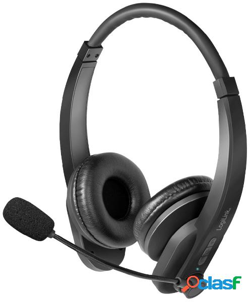 LogiLink BT0060 Computer Cuffie On Ear Bluetooth Stereo Nero