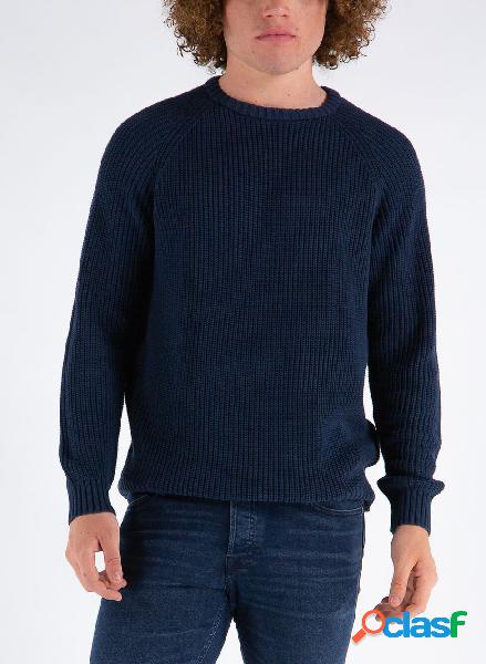 MAGLIONE GIROCOLLO IN COTONE