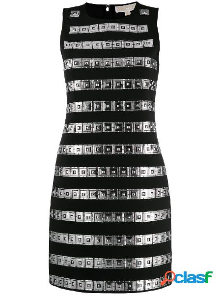 MICHAEL KORS VESTITO DONNA MU98YYLBGL099 POLIESTERE NERO