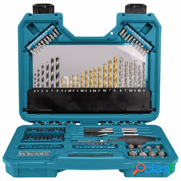Makita Set di Utensili Elettrici 105 pz PRO Metallizzato