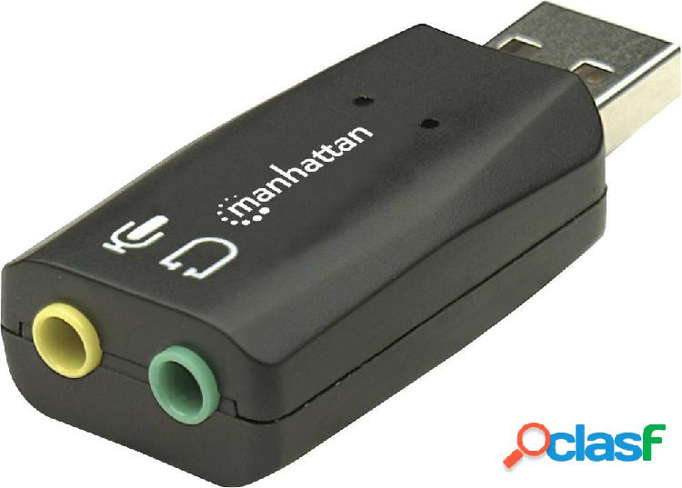 Manhattan Hi-Speed USB 3-D Audio Adapter 2.1 Scheda audio