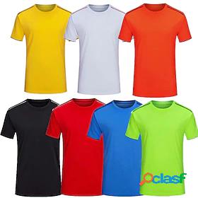 Mens Boys T shirt Hiking Tee shirt Short Sleeve Crew Neck