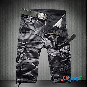 Mens Casual / Sporty Cargo Shorts Zipper Pocket Tactical