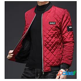 Mens Fleece Sports Puffer Jacket Padded Hiking jacket Hiking