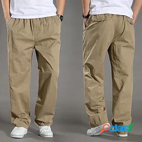Mens Stylish Streetwear Pocket Elastic Drawstring Design