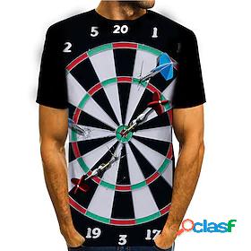 Men's T shirt Graphic 3D 3D Print Round Neck Daily Holiday