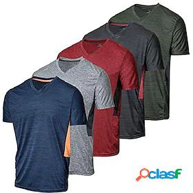 Mens T shirt Hiking Tee shirt Short Sleeve Tee Tshirt Top