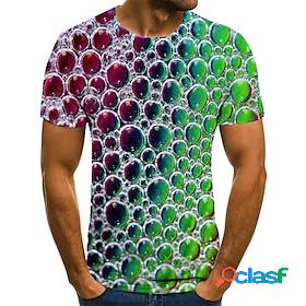 Mens T shirt Shirt Graphic 3D Print Round Neck Casual Daily