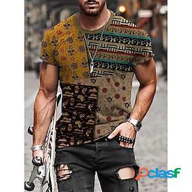 Mens T shirt Shirt Tribal Graphic Prints Totem Other Prints