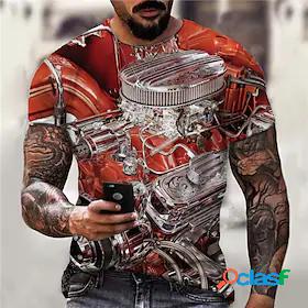 Mens Unisex T shirt Graphic Prints Machine 3D Print Crew