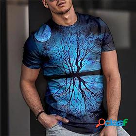 Mens Unisex Tee T shirt Shirt Graphic Prints Tree 3D Print