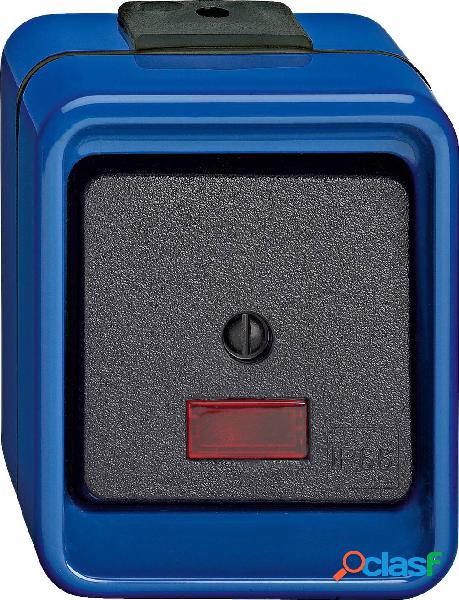 Merten Completo Interruttore a bilanciere Blu 375998