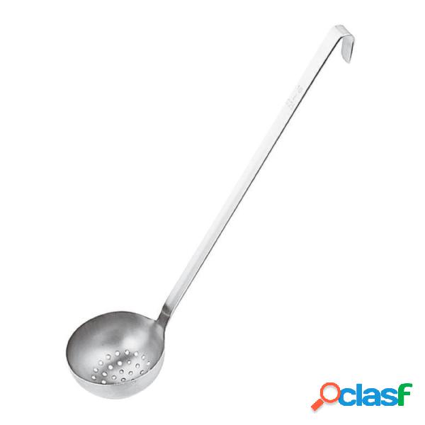 Mestolo Forato Unipezzo Cm 14 Inox, Lt 0,75 - peso 0,71 kg