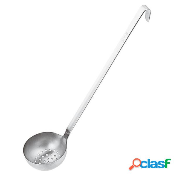 Mestolo Forato Unipezzo Cm 16 Inox, Lt 1 - peso 0,81 kg