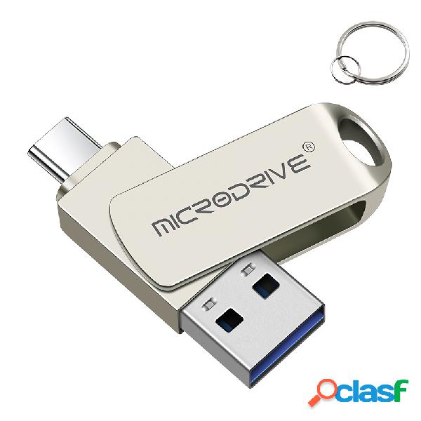 MicroDrive 2 in 1 Type-C e USB3.0 Flash Drive OTG USB Driver