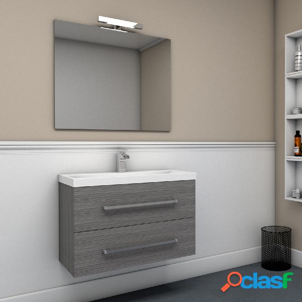 Mobile bagno sospeso GIUDI 80 cm 80x46 frassino trancè con