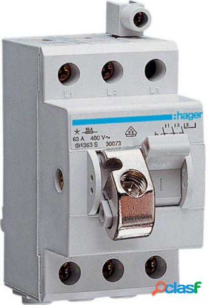 Modulo interruttore Grigio 63 A 400 V Hager SH363S