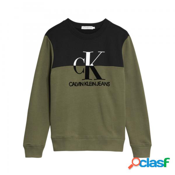 Monogram colour block sweatshirt Calvin Klein - Felpe -