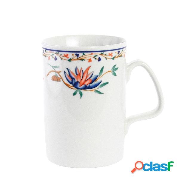 Mug in porcellana REX FLOWER 7,5Xh11 cm CL 35 in porcellana