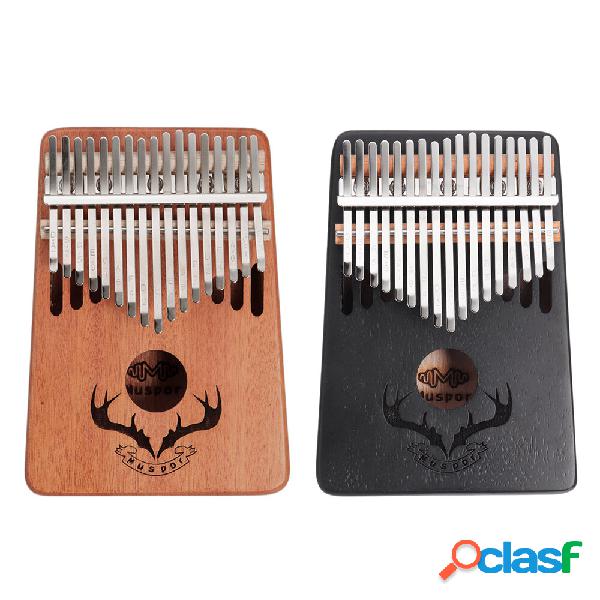 Muspor 17 tasti mogano Kalimba fori audio extra design dito