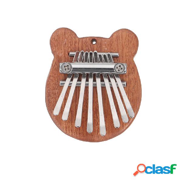 Muspor 8 tasti Mini Kalimba Africa Thumb Piano Mbira