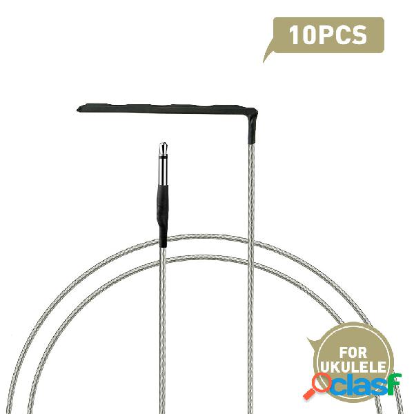 NAOMI 10PCS Micro Piezo Ukulele Filo Intrecciato Ukelele