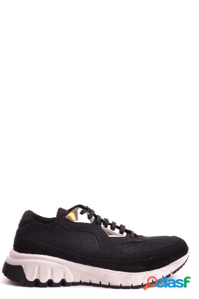 NEIL BARRETT SNEAKERS UOMO BCT120A900001 TESSUTO NERO