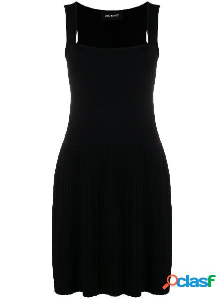 NEIL BARRETT VESTITO DONNA PNVE405H602C01 VISCOSA NERO