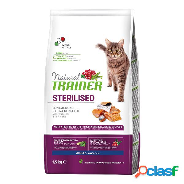 Natural Trainer Cat Sterilised Salmone 1,5 Kg