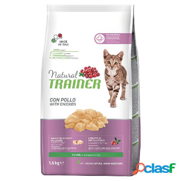Natural Trainer Cat Young Pollo 1,5 Kg