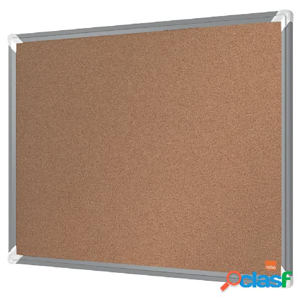 Nobo Bacheca in Sughero Premium Plus 60x45 cm Marrone