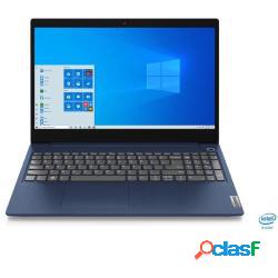 Notebook lenovo ideapad 3 15.6" intel core i3 4gb ddr4 256gb