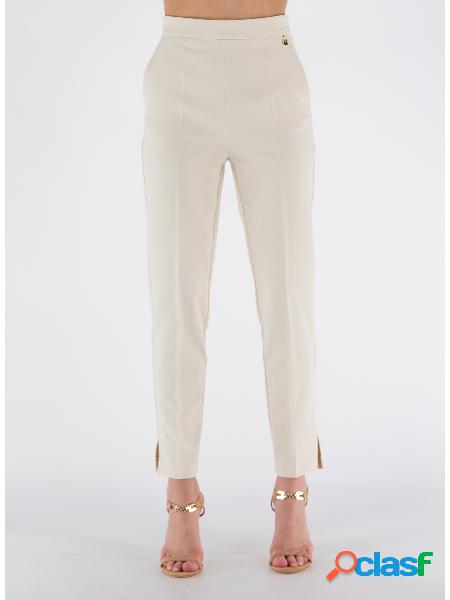 PANTALONE A SIGARETTA CON SPACCHETTO