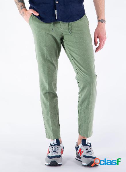 PANTALONE MISTO LINO