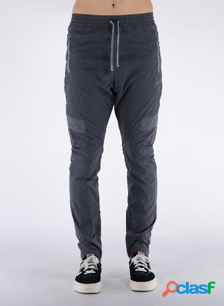 PANTALONE TRACK PANTS BLUE VERSION SILVER