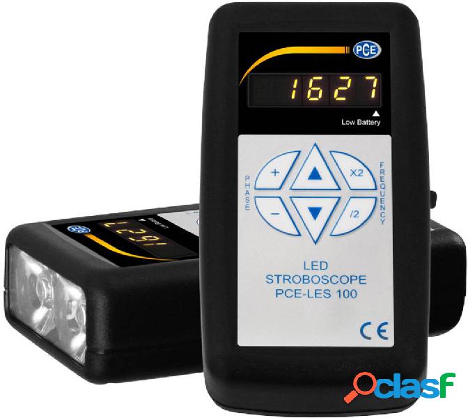 PCE Instruments PCE-LES 100 Stroboscopio 60 - 99990 giri/min