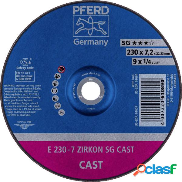 PFERD 62223738 E 230-7 ZIRKON SG CAST Disco di sgrossatura