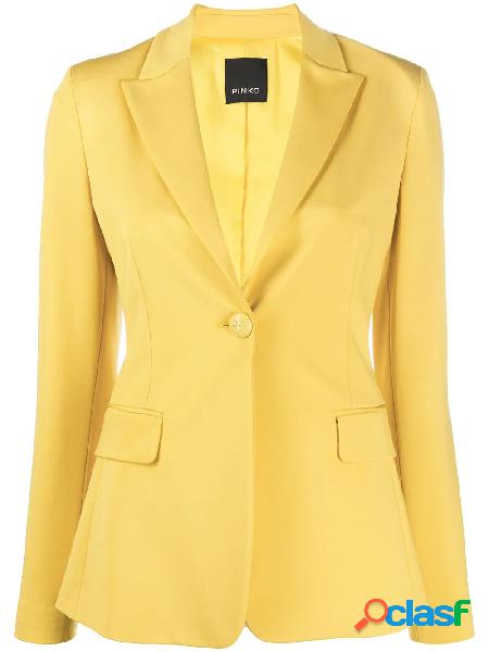 PINKO BLAZER DONNA 1G14TC5872H39 VISCOSA GIALLO