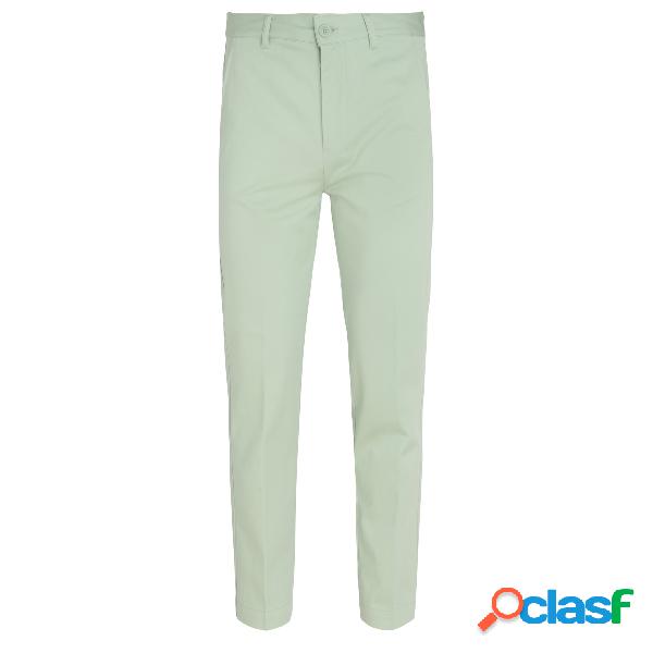 Pantalone chino Ami Paris verde acqua