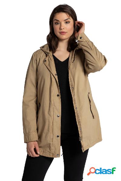 Parka con gilet trapuntato incluso, cappuccio e coulisse