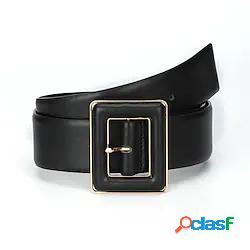 Per donna Cintura larga Cintura a corsetto Similpelle Fibbia