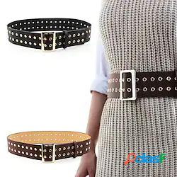 Per donna Unisex Cintura larga Cintura a corsetto Similpelle