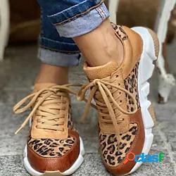 Per donna scarpe da ginnastica Scarpe da papà Lacci Piatto