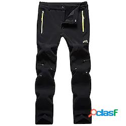 Per uomo Pantaloni foderati in pile Pantaloni da escursione