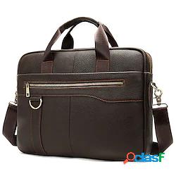 Per uomo Retrò Borsa di pelle Borse Porta computer