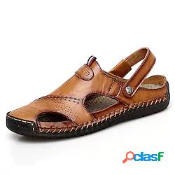 Per uomo Sandali Scarpe comfort Sandali slingback Informale