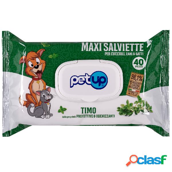 Petup Maxi Salviette con Timo 40 pz