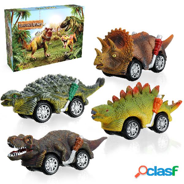 Pickwoo Dinosaur Toys Cars Inertia Vehicles Toddlers Kids