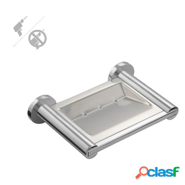 Porta sapone vasca in ottone cromato della collezione