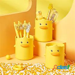 Portapenne Cup Cartoni animati Resistenti Leggero Plastica